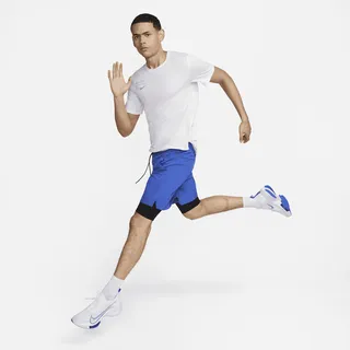 Nike Men's Unlimited Dri-FIT 7" 2-in-1 Versatile Shorts in Blue
