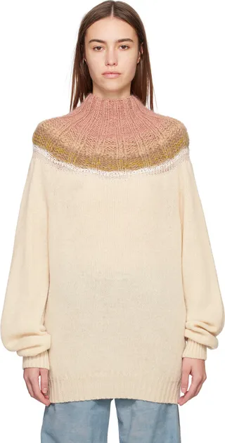 Bless Beige Passenpulli Turtleneck