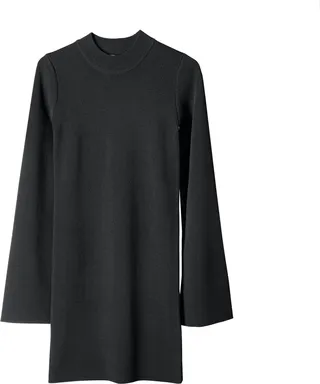 Voya - Black Knit Short Dress