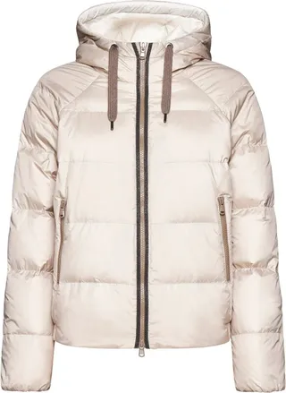 Brunello Cucinelli Monilli Embelllished Hooded Padded Jacket