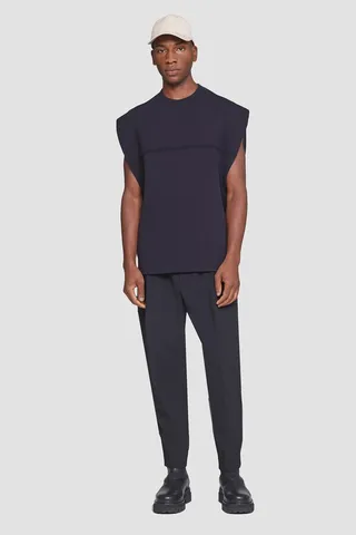 Sleeveless Pullover in midnight