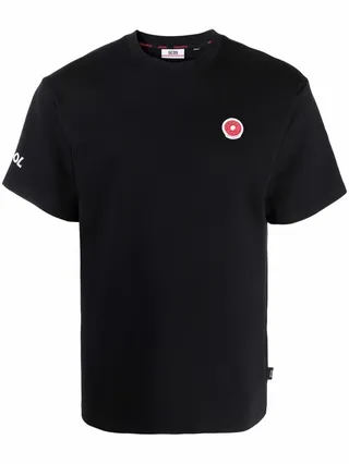 donut logo-print T-shirt