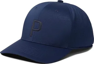 PUMA Golf Tech P Snapback Cap (Navy Blazer) Caps