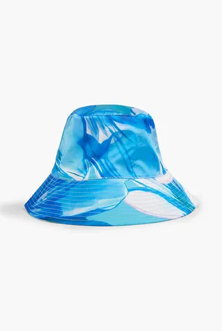 Toby printed cotton-blend bucket hat