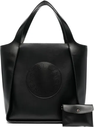 Stella perforated-logo tote bag