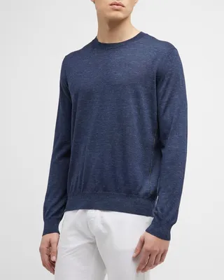 Men's Heathered Crewneck T-Shirt