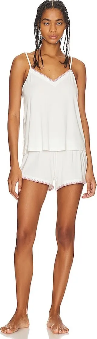 Frida Whip Stitch Cami & Short Set