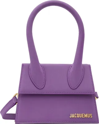 Jacquemus Purple 'Le Chiquito Moyen' Bag