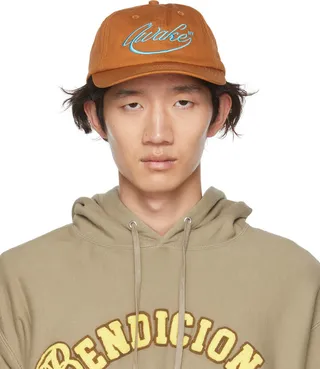 Awake NY Orange Script Logo Cap