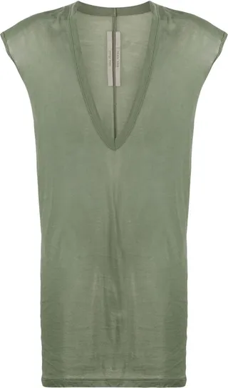 Dylan V-neck longline T-shirt