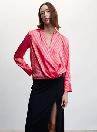 Surplice Neck Top