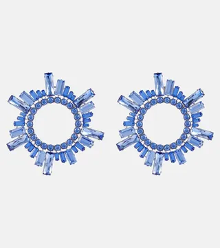 Begum crystal-embellished earrings