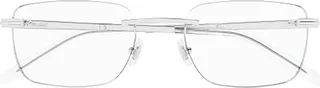 Montblanc Rimless Rectangle-Lens Glasses