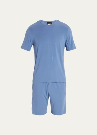 Men's Smart Sleep Short Pajama Set