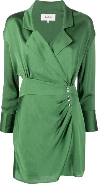 Long-Sleeve Mini Dress