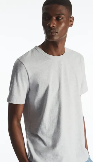 Regular-Fit Mid-Weight Brushed T-Shirt