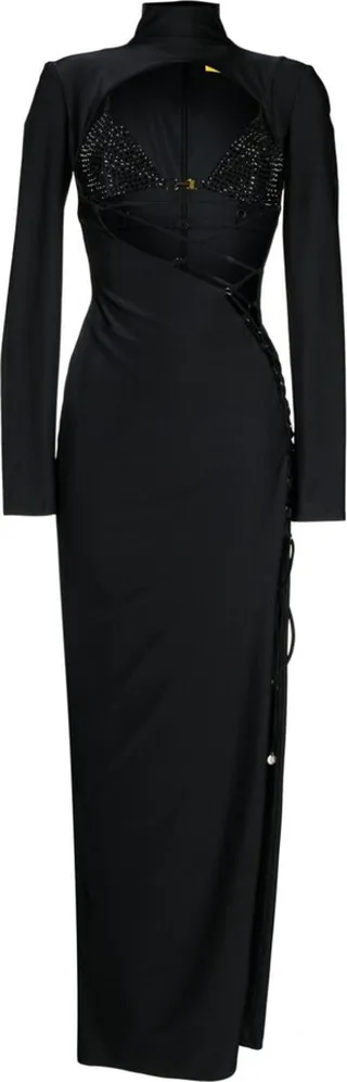 Open Front Criss-Cross Dress