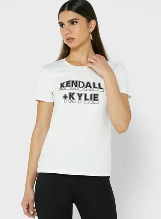 Round Neck Logo T-Shirt