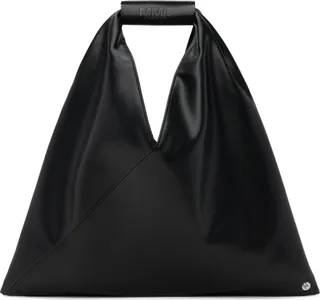 MM6 Maison Margiela Black Mini Triangle Tote