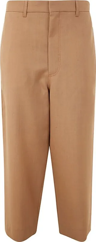 Marni High-Waist Cropped Trousers