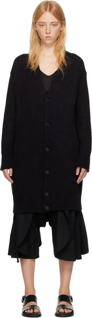 Ann Demeulemeester Black Kim Cardigan