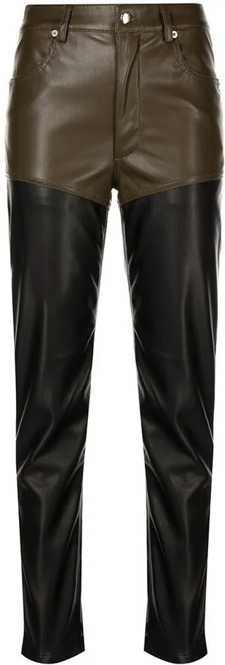 Skinny Two-Tone Trousers