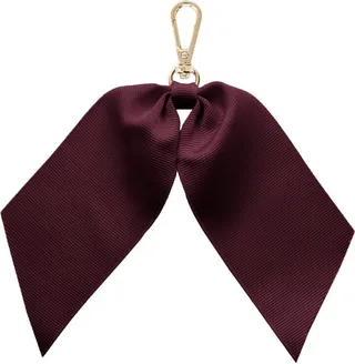 Johnny Loves Rosie - Burgundy Harper Ribbon Keyring