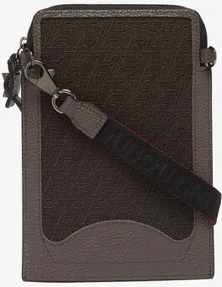 Loubilab Techno Leather & Canvas Cross-body Bag