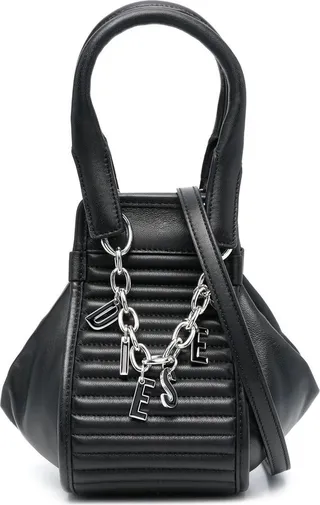 Logo-Charm Detail Tote Bag