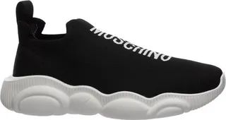 Moschino Logo Printed Slip On Sneakers
