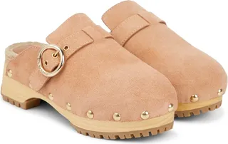 Viviane suede clogs