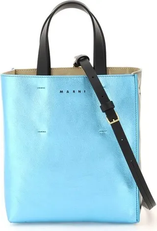 Marni Museo Two-Tone Mini Tote Bag