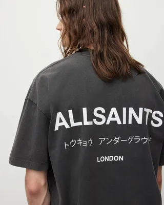 Underground Oversized Crew T-Shirt - Washed Black
