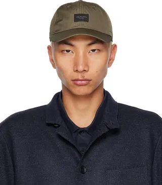 rag & bone Khaki Addison Baseball Cap