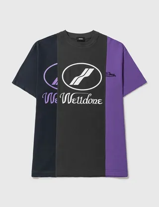 Remake 3 Panel Reflective Logo T-shirt