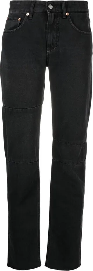 Mid-Rise Slim-Cut Jeans
