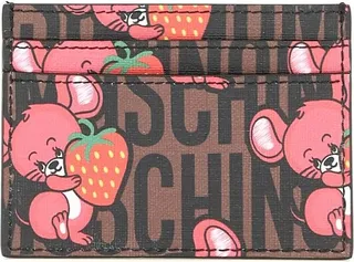 Moschino All-Over Logo Printed Cardholder