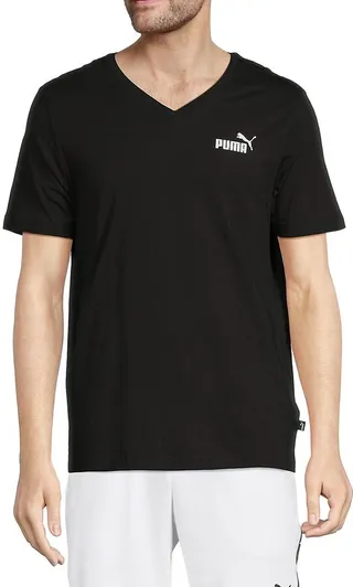 Essential Logo V Neck T Shirt