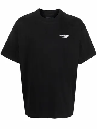 logo print cotton T-shirt
