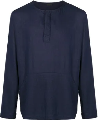 round-neck long-sleeve T-shirt