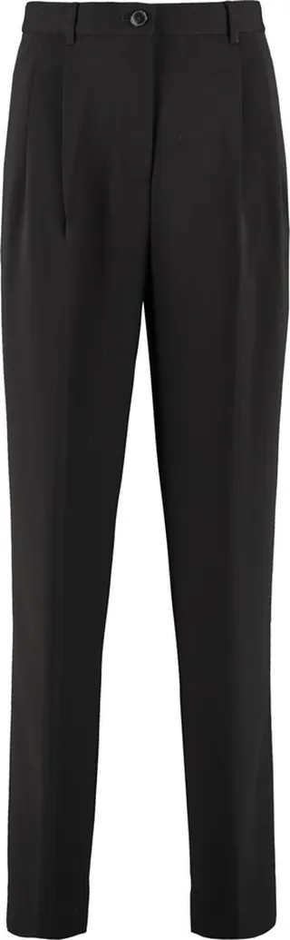 High-waist Crêpe Trousers