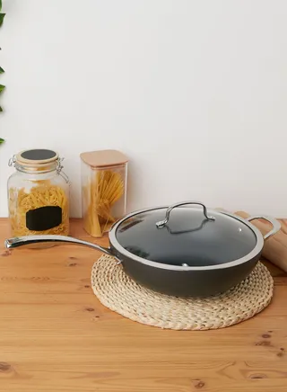Chef Hard Anodised Wok 30Cm