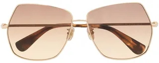 Oversize-Frame Gradient-Lens Sunglasses