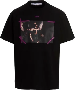 Off-White Logo Printed Crewneck T-Shirt