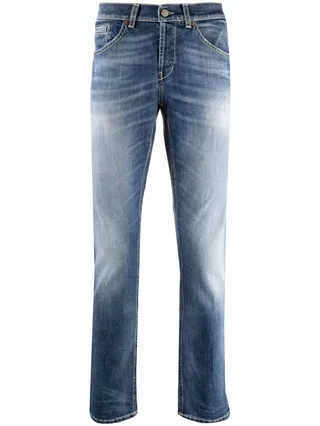 Low-Rise Straight-Leg Jeans