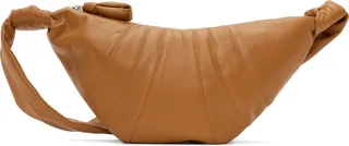 LEMAIRE Tan Small Croissant Bag