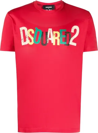 logo-print cotton T-shirt