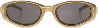 Bottega Veneta Eyewear Oval Frame Sunglasses