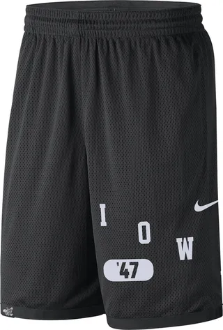 Iowa Nike Men's Dri-FIT College Shorts in Black