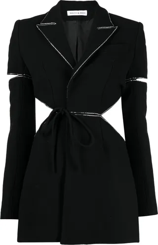 Cut-Out Blazer Dress